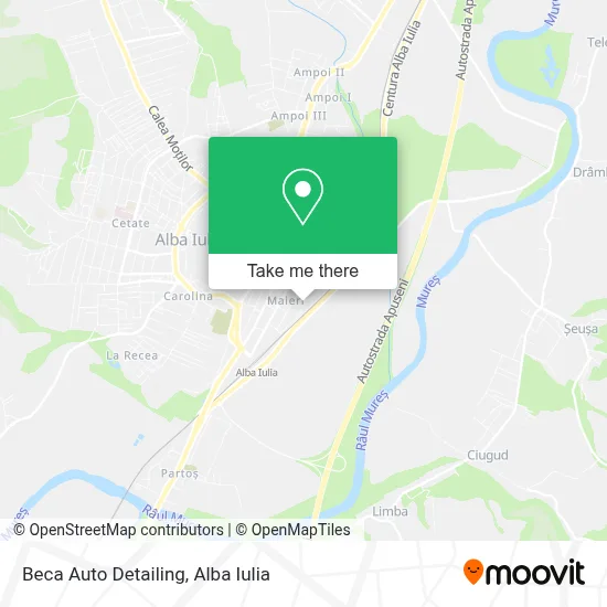 Beca Auto Detailing map
