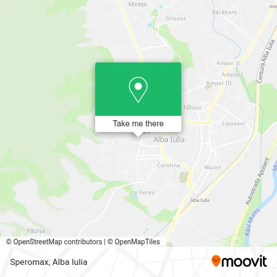 Speromax map