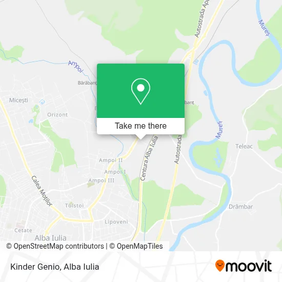 Kinder Genio map