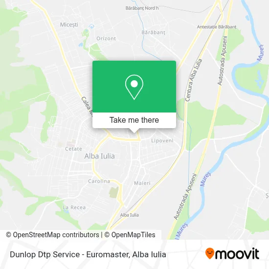 Dunlop Dtp Service - Euromaster map