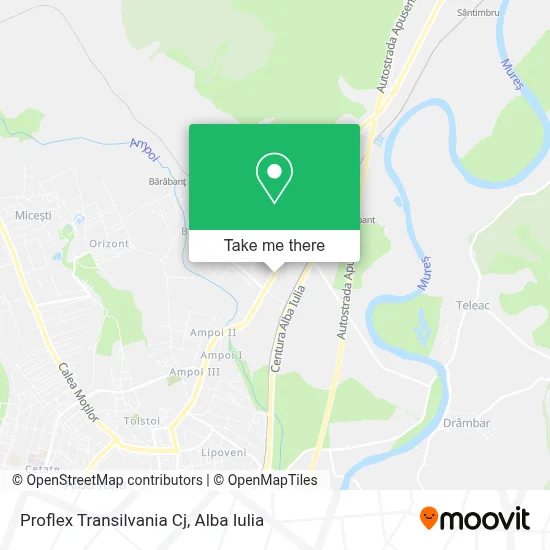 Proflex Transilvania Cj map