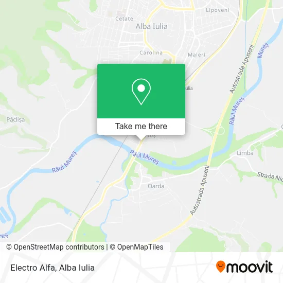 Electro Alfa map