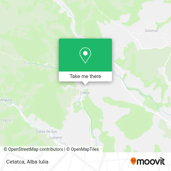 Cetatca map