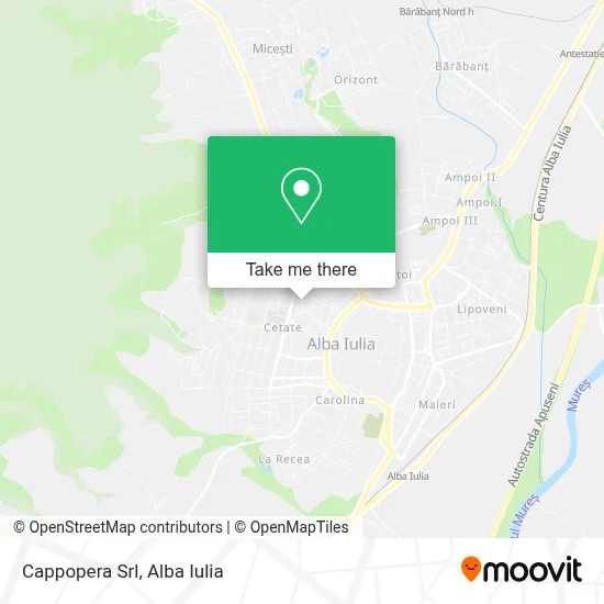 Cappopera Srl map