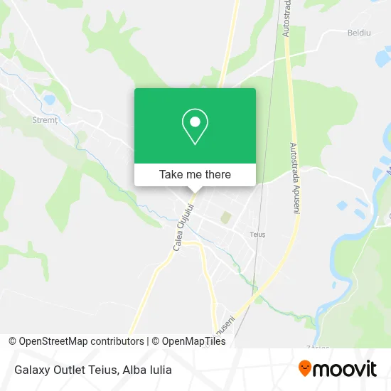 Galaxy Outlet Teius map