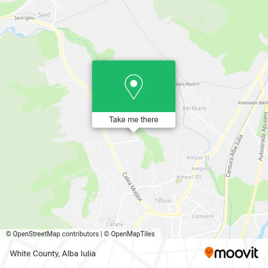 White County map