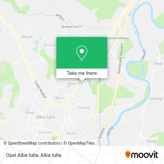 Opel  Alba Iulia map