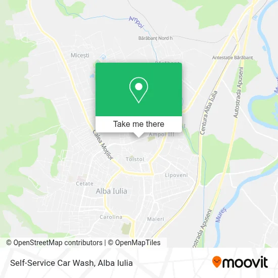 Self-Service Car Wash map