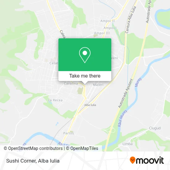 Sushi Corner map