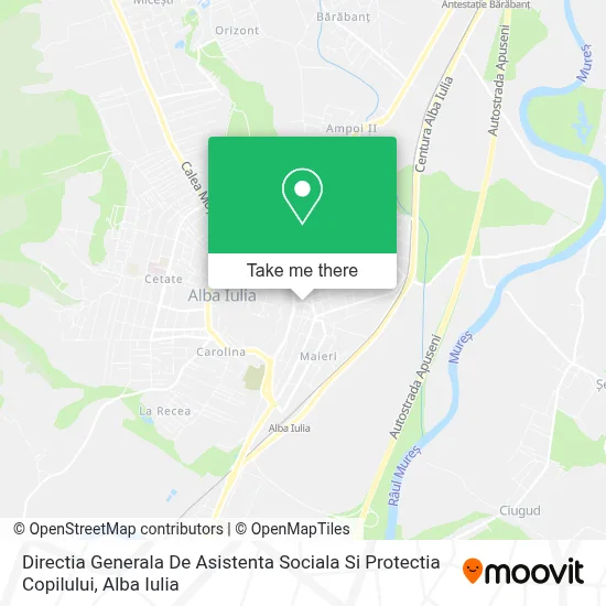 Directia Generala De Asistenta Sociala Si Protectia Copilului map