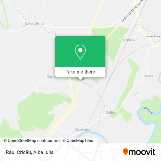 Râul Cricău map