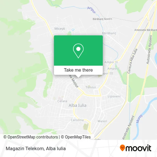 Magazin Telekom map