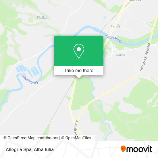 Allegria Spa map