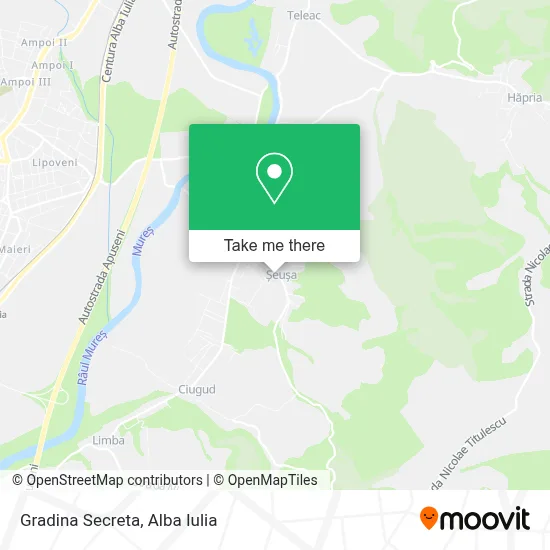 Gradina Secreta map
