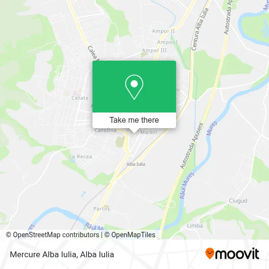 Mercure Alba Iulia map