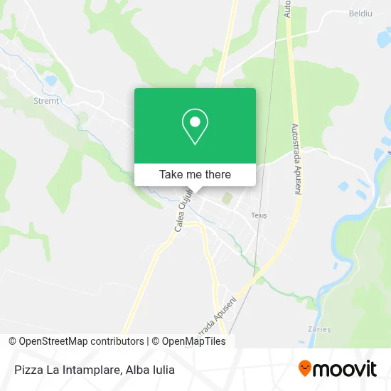 Pizza La Intamplare map