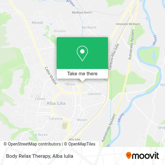 Body Relax Therapy map