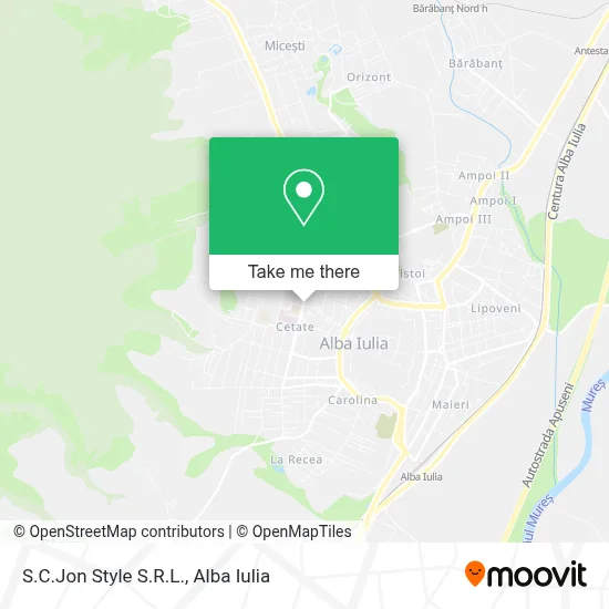 S.C.Jon Style S.R.L. map