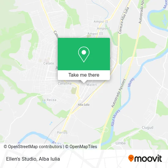 Ellen's Studio map