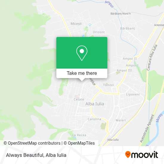 Sempre Bella map
