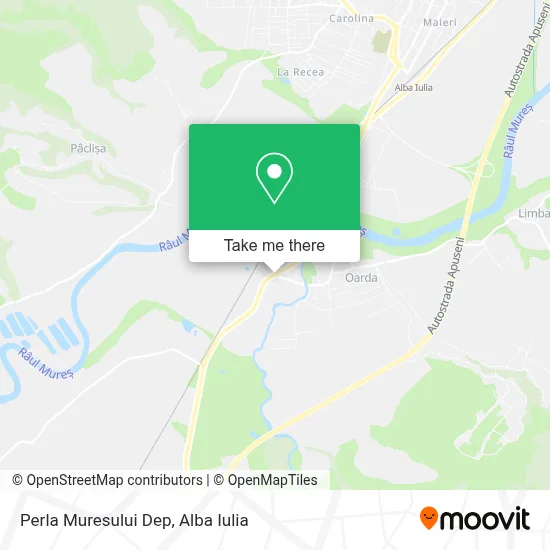 Perla Muresului Dep map