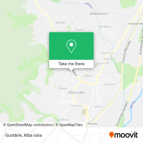 Gustărie map
