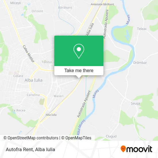 Autofra Rent map