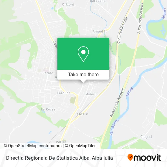 Directia Regionala De Statistica Alba map