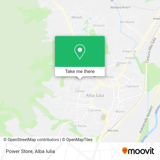 Power Store map