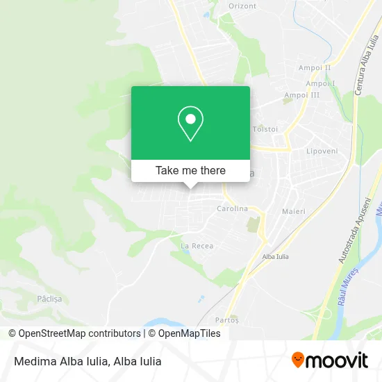 Medima Alba Iulia map
