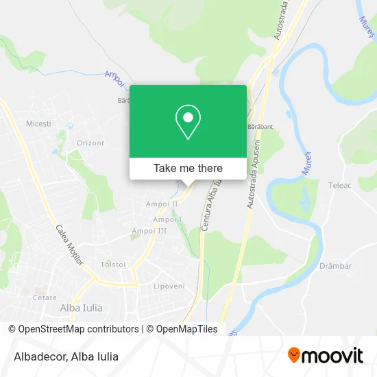Albadecor map