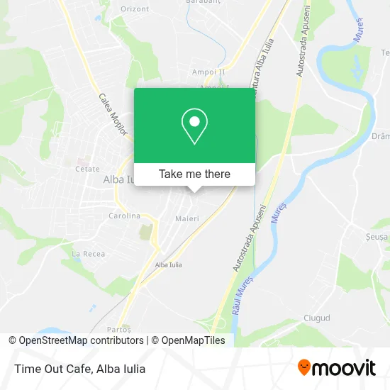 Time Out Café map