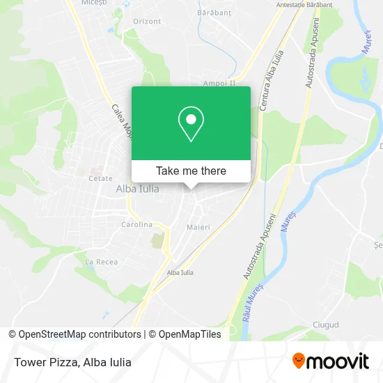 Tower Pizza map