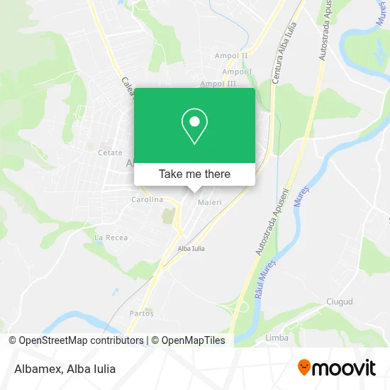 Albamex map