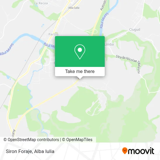 Siron Foraje map