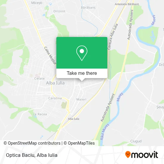 Optica Baciu map