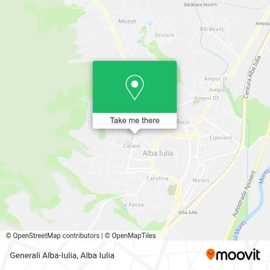 Generali Alba-Iulia map