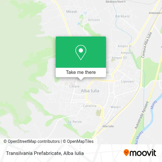 Transilvania Prefabricate map