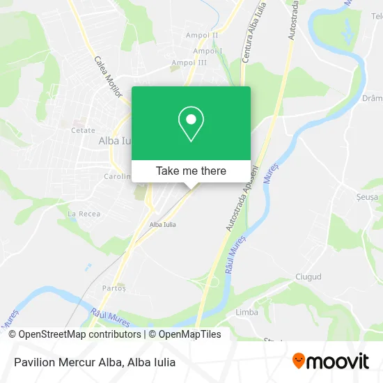 Pavilion Mercur Alba map