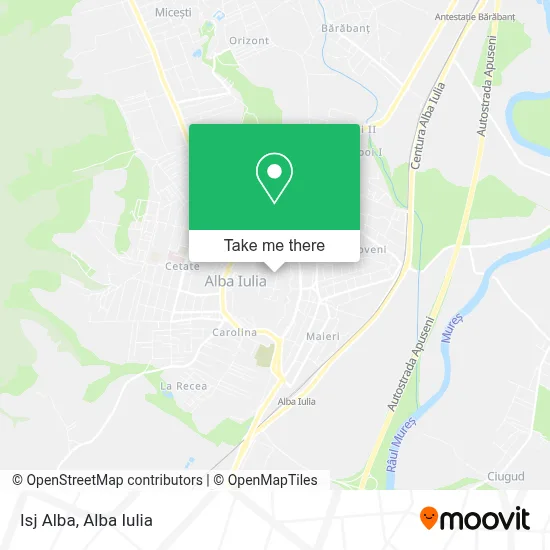 Isj Alba map