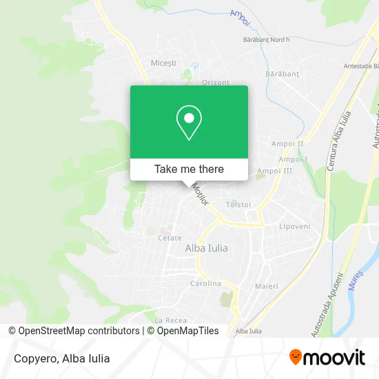 Copyero map