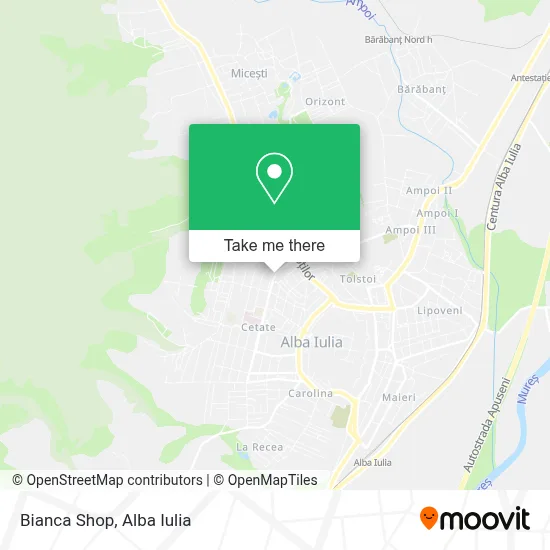 Bianca Shop map