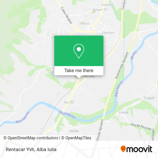 Rentacar Yvh map