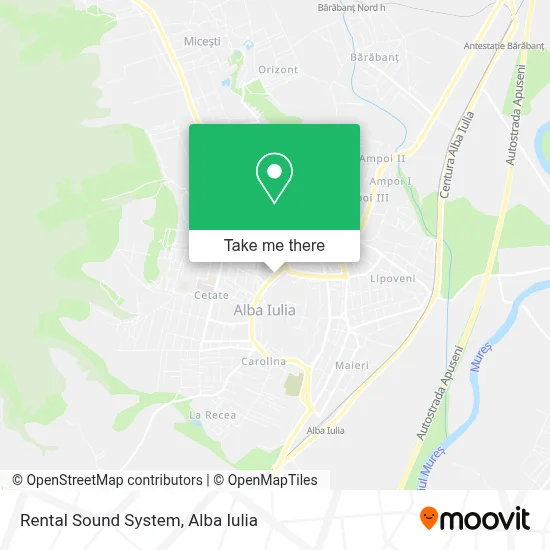 Rental Sound System map