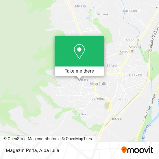 Magazin Perla map