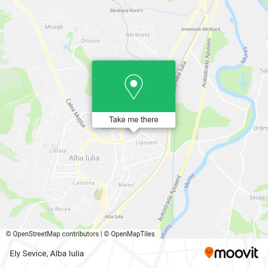 Ely Sevice map
