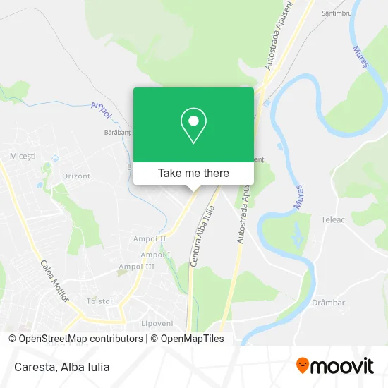 Caresta map