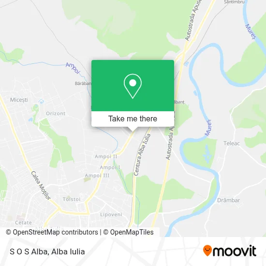S O S Alba map