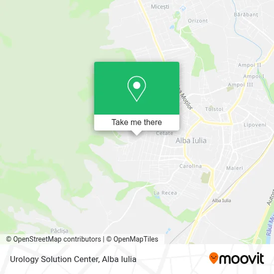 Urology Solution Center map