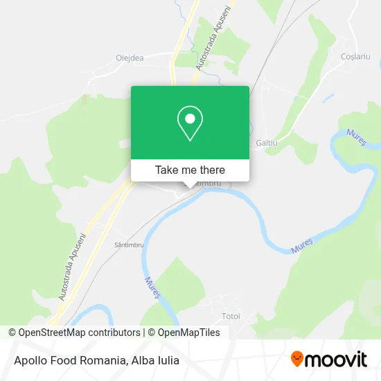 Apollo Food Romania map